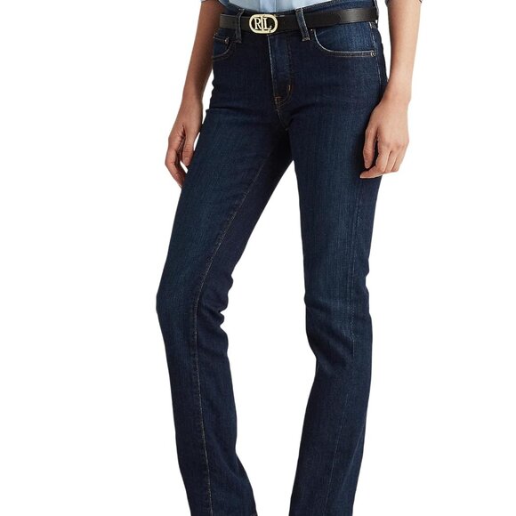 Lauren Ralph Lauren Classic Straight Leg Mid Rise Jeans size 10 - Picture 1 of 11